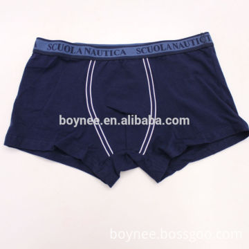 Manufacture Custom Make Underwear Knitting 5% Spandex + 95% Cotton Knitting Men Underwear Boxer